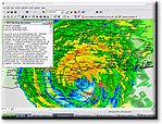 Hurricane Katrina landfall in GIS